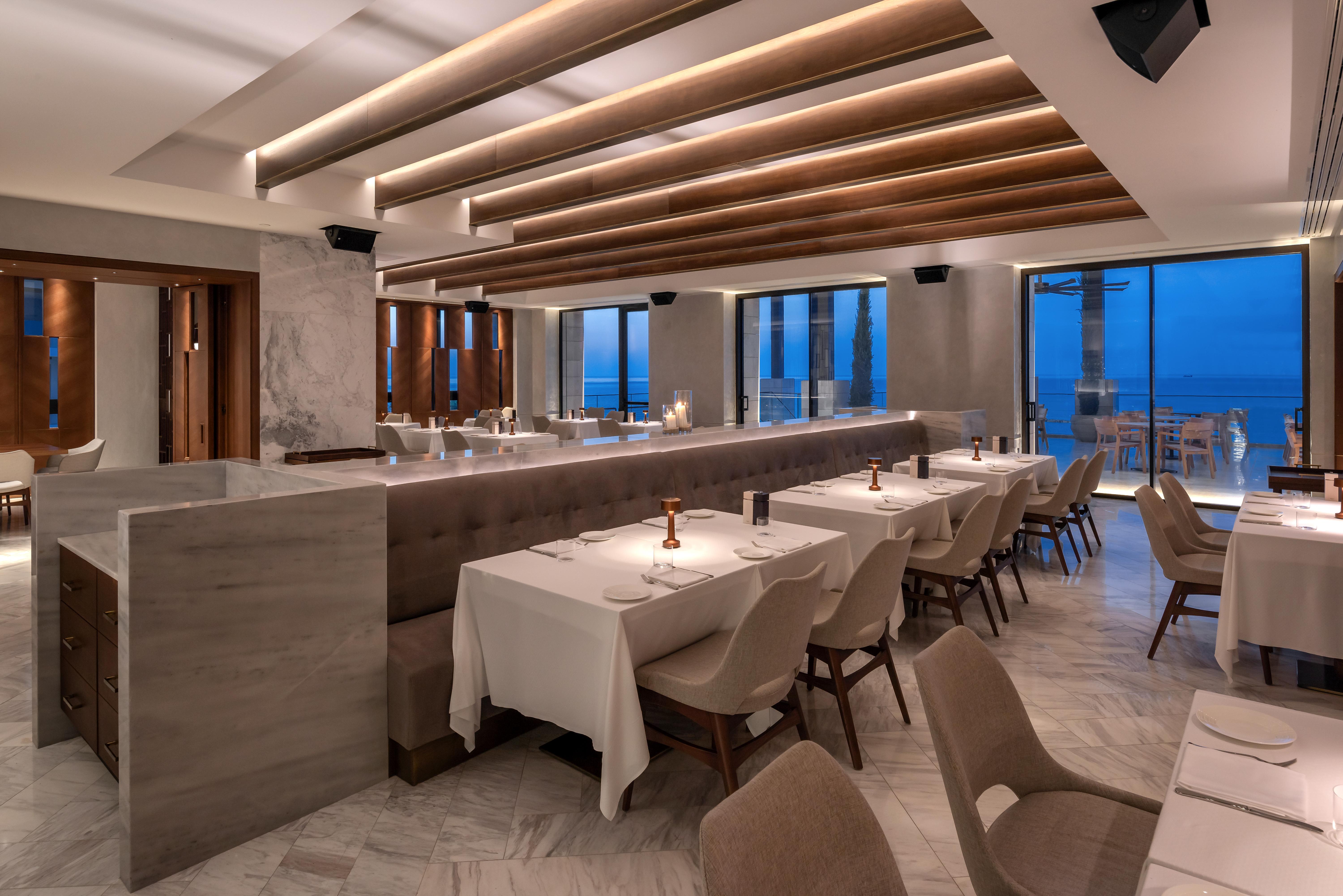 Amara - Sea Your Only View™ Limassol Exterior foto Restaurant