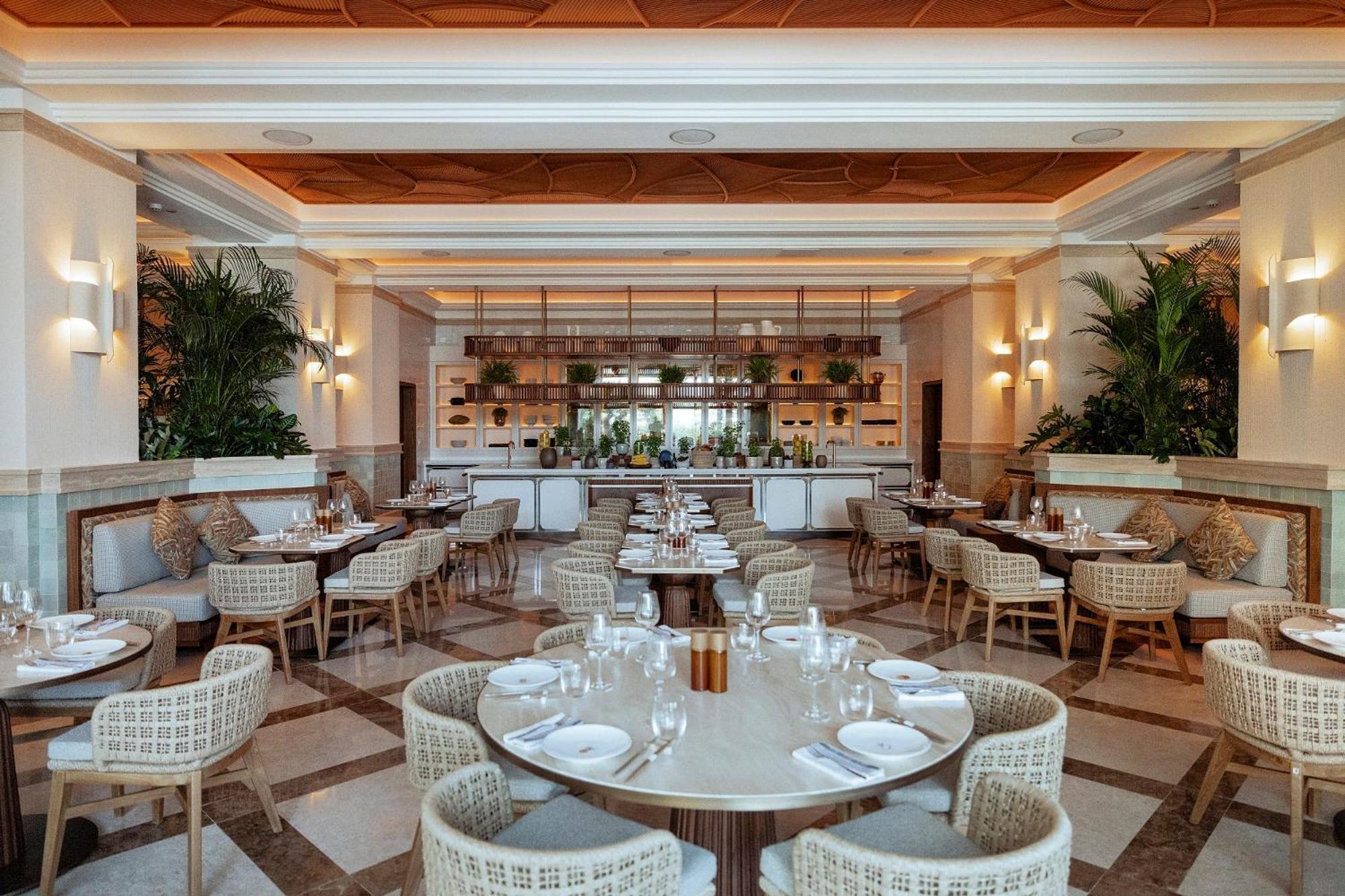 Amara - Sea Your Only View™ Limassol Exterior foto The interior of the restaurant